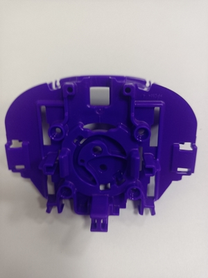 Molde de engrenagem roxo personalizado: produção profissional de moldes de plástico, combinação perfeita de qualidade e cor